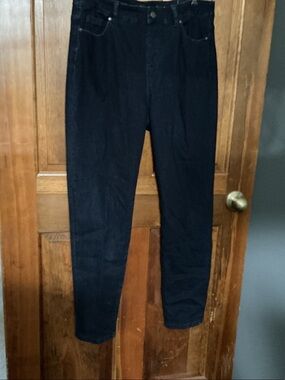 Soft Surroundings Men's Navy Straight-Leg Denim Pants